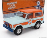 Greenlight Ford usa Bronco Open Gulf 1966 1:24 Svetlo modrá oranžová