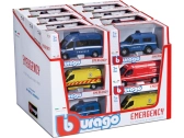 Bburago autá Emergency Force (súprava 24 ks)