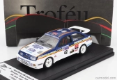 Trofeu Ford england Sierra Rs Cosworth N 42 Rally Rac Lombard 1986 Phil Collins - Bryan Thomas 1:43 Modrá biela