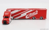 Maisto Mack Anthem Truck Eibach Car Transporter 2020 1:64 červená biela