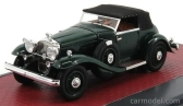 Matrix scale models Stutz Dv32 Super Bearcat Cabriolet Closed 1932 1:43 Zelená