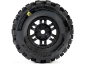Pro-Line kolo 1:16, pneu Badlands MX, disk černý H12mm (4): Mojave Grom