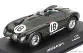 Edicola Jaguar Xk120 C-type Spider 3.4l Team Jaguar Cars Ltd N 18 Winner 24h Le Mans 1953 Tony Rolt - Duncan Hamilton 1:43 Zelená