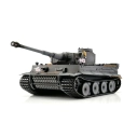 TORRO tank PRO 1/16 RC Tiger I skoršia verzia sivá kamufláž – infra IR – dym z hlavne