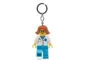 LEGO svietiaca kľúčenka – Ikonická doktorka