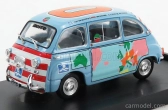 Brumm Fiat 600d Multipla - Graziano Rossi Motorhome 1960 1:43 Světle Modrá