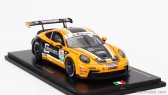 Spark-model Porsche 911 992 Gt3 Cup N 25 Porsche Carrera Cup Italy Champion 2023 Larry Ten Voorde 1:43 Oranžová Černá