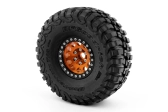 1,9'' hliníkové disky pre 1/10 crawler/expedition oranžové - 2 ks