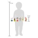 small foot Dřevěná vánoční mačkací figurka 1 ks