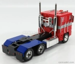 Jada Freightliner Flt86 Tractor Truck 3-assi 1986 - Optimus Prime Transformers Iv L'era Dell'estinzione - Movie 2014 1:24 Red Blue