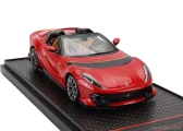 Bbr-models Ferrari 812 Competizione A Spider 2022 1:43 Rosso Corsa 322 - červená