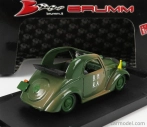 Brumm Simca 5 Militare D-day Aperta - Open 1944 1:43 Vojenská Zelená