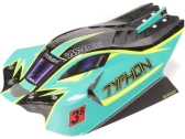 Karoséria Arrma Typhon 1:8, zelená/žltá