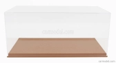 Luxbox Vetrina vitrína Základňa v Ecopelle Beige - Syntetická koža Základňa Beige - Lungh.lenght 45.8 Cm X Largh.width 25.1 Cm X Alt.height 20.6 Cm (altezza Interna Cm 18.5) 1:12 Beige