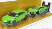 Maisto Lamborghini Urus 2018 With Huracan Lp640-4 Performante 2017 + Trailer 1:24 zelená