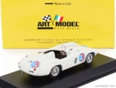 Umelecký model Ferrari 750 Monza Spider S/n.0498 N 3 Winner Road America Elkhart Lake 1955 Phil Hill 1:43 Biela