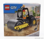 Lego Ammann Lego City - Drvič kameňa - Užitkový kompaktor - Rullo Compressore - 78 Pezzi - 78 dielikov sivo žltá