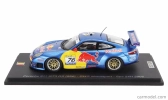Spark-model Porsche 911 996 Gt3 R Team Rws Motorsport N 76 24h Spa 2002 Luca Riccitelli - Dieter Quester - Philipp Peter - Toto Wolff 1:43 Modrá Žlutá Červená