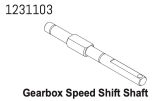 1231103 - Gearbox Speed Shift Shaft CR4.4