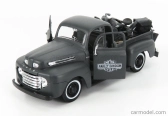 Maisto Ford USA F-1 Pick-up Custom USA Harley-Davidson 1948 + Motorcycle Harley Davidson Wla Flathead 1942 1:24 Matt Grey
