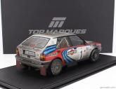Topmarques Lancia Delta Hf Integrale 16v Martini Dirty Version N 1 3rd Rally Montecarlo 1990 M.biasion - T.siviero 1:12 Biela červená modrá