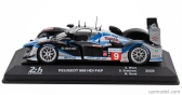 Edicola Peugeot 908 Hdi Fap 5.5l Turbo V12 Team Peugeot Sport Total N 9 Winner 24h Le Mans 2009 David Brabham - Marc Gene - Alexander Wurz 1:43 Černá Modrá Stříbrná