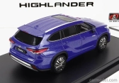 Lcd-model Toyota Highlander 2022 1:64 Blue