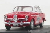 Rio-models Alfa romeo Giulietta Servizio Marmitte Abarth 1957 1:43 Červená Bílá