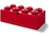 LEGO stolný box 8 so zásuvkou – čierny