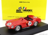 Umelecký model Ferrari 750 Monza Spider N 54 Winner Tunisi Gp 1955 Luigi Piotti 1:43 Red