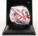 Spark-model Bell helmet F1  Casco Helmet Haas Vf-23 Team Moneygram Haas N 20 Singapore Gp 2023 Kevin Magnussen 1:5 Bílá Červená