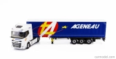 Eligor DAF Xg Truck Telonato Ageneau Transports 2021 1:43 Biela Modrá