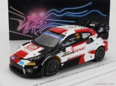 Spark-model Toyota Yaris Gr Hybrid Rally1 Team Toyota Gazoo Racing Wrt N 33 Winner Rally Japan 2023 Elfyn Evans - Scott Martin 1:43 Biela červená čierna