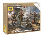 Zvezda figúrky US 81 mm Mortat w/crew (Snap Fit) (1:72)