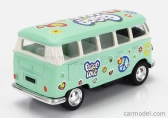 Kinsmart Volkswagen T1 Samba Minibus Flower 1962 - bez krabice 1:64 Svetlozelená