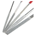 Pilníky jehlové diamantové 140mm, sada 5ks