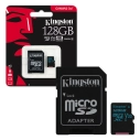 Kingston Canvas Go! MicroSDXC 128GB UHS-I U3   SD adaptér