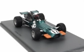 Spark-model BRM F1  139 N 12 Italy Gp 1969 Jackie Oliver 1:43 Zelená Žlutá