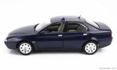 Mitica-diecast Alfa romeo 166 2.0 Twin Spark (with  Decals Comando Carabinieri - Comando Gdf E Civile) 1998 - Police (lampeggiante Applicabile Con Biadesivo - Flashing Light With Double-sided Tape) 1:18 Blue