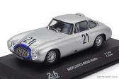 Edicola Mercedes benz 300sl 3.0l S6 Team Daimler-benz A.g. N 21 Winner 24h Le Mans 1952 Hermann Lang - Fritz Riess 1:43 Stříbrná Modrá