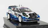 Ixo-models Ford england Fiesta Wrc N 44 Rally Montecarlo 2021 G.greensmith - E.edmondson 1:43 Blue White