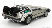 Sun-star De lorean Time Machine - Back To The Future 2 - Ritorno Al Futuro 2 1:18 Silver