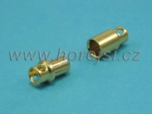 Konektor 8 mm pozlátený