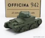 Officina-942 Fiat Ansaldo Tank M13/40 Carro Armato 1940 1:76 Vojenská Zelená