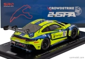 Iskrový model Porsche 911 992 Gt3 R 4.2l Team Rutronik Racing N 97 24h Spa 2024 Dustin Blattner - Richard Robichon - Dennis Marschall - Loek Hartog 1:43 Žltá Modrá