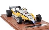 Tecnomodel Renault F1  Re30b V6 Turbo Team Renault Elf N 16 Winner France Gp (with Pilot Figure) 1982 Rene Arnoux 1:18 Bílá Žlutá Černá
