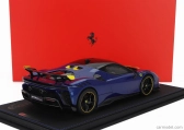 Bbr-models Ferrari Sf90 Xx Stradale 2024 - Con Vetrina - With Showcase 1:18 Blu Tour De France - Modrá Met Žlutá Černá