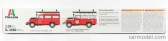 Italeri Land rover Land Iii Series 109 Hampshire Service Fire Engine 1961 1:24 /