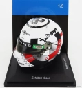 Spark-model Bell helmet F1  Casco Helmet Renault A523 Team Bwt Alpine N 31 Belgium Gp 2023 Esteban Ocon 1:5 Bílá Černá Červená