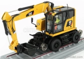 Dm-models Caterpillar Catm323f Kolový bagr na železnici 1:50, žlutá